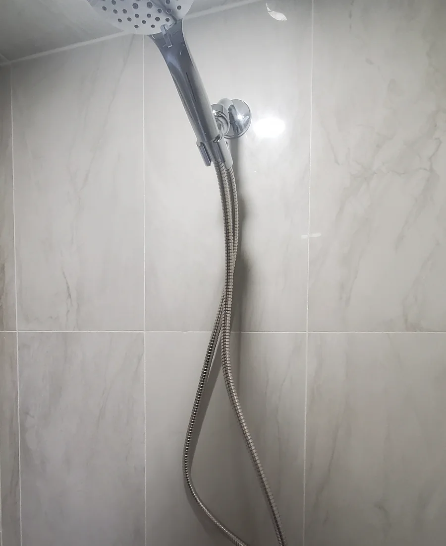 Shower tile and fixture installation project